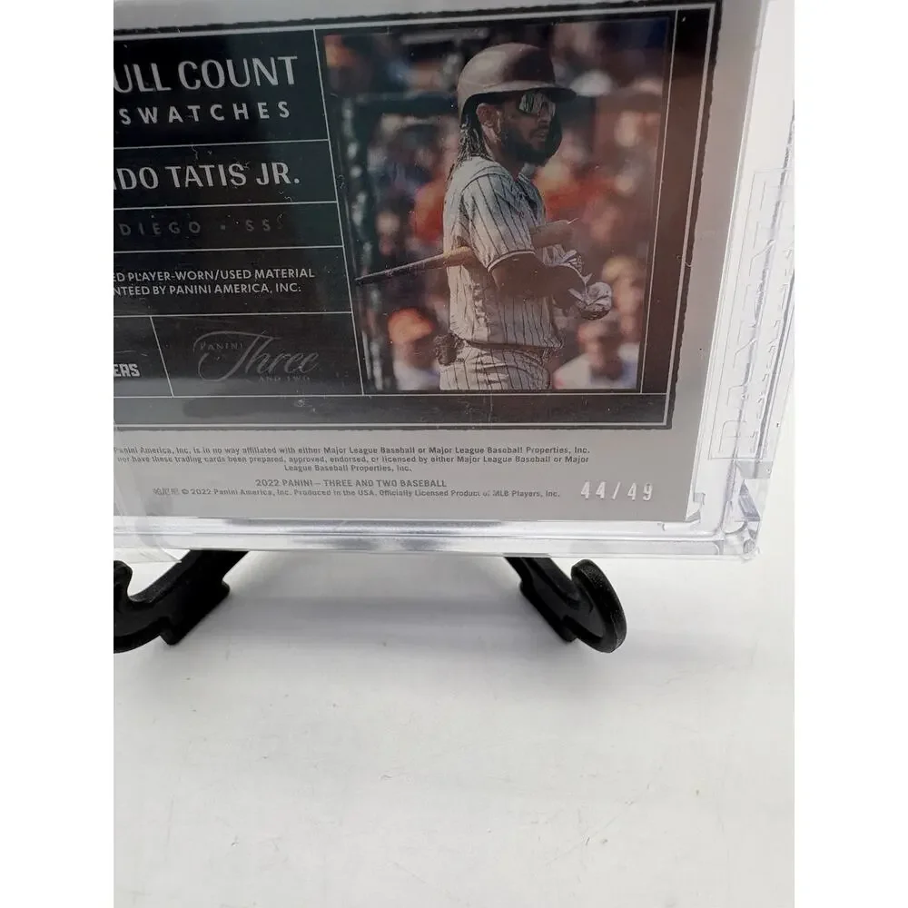 2022 Panini Three & Two Full Count Swatches Gold 44/49 Fernando Tatis Jr Padres